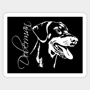 Doberman Pinscher dog lover gift Sticker